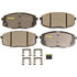 Monroe CX1397 Disc Brake Pad Set Monroe Brakes Total Solution Ceramic Brake Pads