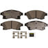 CX1522 by MONROE - Monroe Brakes Total Solution Ceramic Brake Pads