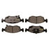 Monroe CX1568 Disc Brake Pad Set Monroe Brakes Total Solution Ceramic Brake Pads