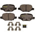 Monroe CX1569 Disc Brake Pad Set Monroe Brakes Total Solution Ceramic Brake Pads