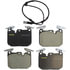 Monroe CX1609W Disc Brake Pad Set Monroe Brakes Total Solution Ceramic Brake Pads