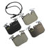 Monroe CX1609W Disc Brake Pad Set Monroe Brakes Total Solution Ceramic Brake Pads