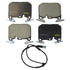 Monroe CX1609W Disc Brake Pad Set Monroe Brakes Total Solution Ceramic Brake Pads