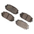 CX1628 by MONROE - Monroe Brakes Total Solution Ceramic Brake Pads