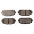 CX1628 by MONROE - Monroe Brakes Total Solution Ceramic Brake Pads