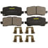 CX1698 by MONROE - Total Solution Ceramic Brake Pads