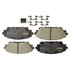 CX1728 by MONROE - Total Solution Ceramic Brake Pads