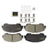 CX1737 by MONROE - Total Solution Ceramic Brake Pads