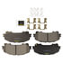 CX1736 by MONROE - Monroe Brakes Total Solution Ceramic Brake Pads