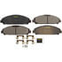 CX1791 by MONROE - Monroe Brakes Total Solution Ceramic Brake Pads