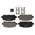 Monroe CX1841 Disc Brake Pad Set Monroe Brakes Total Solution Ceramic Brake Pads