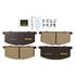 Monroe CX242 Disc Brake Pad Set Monroe Brakes Total Solution Ceramic Brake Pads