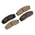Monroe CX337 Disc Brake Pad Set Monroe Brakes Total Solution Ceramic Brake Pads