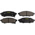 Monroe CX376 Disc Brake Pad Set Monroe Brakes Total Solution Ceramic Brake Pads