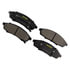 Monroe CX376 Disc Brake Pad Set Monroe Brakes Total Solution Ceramic Brake Pads