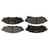 Monroe CX376 Disc Brake Pad Set Monroe Brakes Total Solution Ceramic Brake Pads
