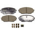 Monroe CX468 Disc Brake Pad Set Monroe Brakes Total Solution Ceramic Brake Pads