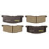 CX501 by MONROE - Monroe Brakes Total Solution Ceramic Brake Pads