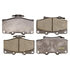 CX611 by MONROE - Monroe Brakes Total Solution Ceramic Brake Pads