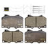 CX772 by MONROE - Total Solution Ceramic Brake Pads