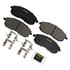 Monroe CX815C Disc Brake Pad Set Monroe Brakes Total Solution Ceramic Brake Pads