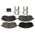 Monroe CX815C Disc Brake Pad Set Monroe Brakes Total Solution Ceramic Brake Pads