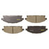 CX855A by MONROE - Total Solution Ceramic Brake Pads