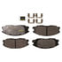 CX955 by MONROE - Total Solution Ceramic Brake Pads