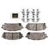 DX1004A by MONROE - Total Solution Semi-Metallic Brake Pads