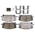 DX1005 by MONROE - Monroe Brakes Total Solution Semi-Metallic Brake Pads