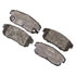 DX1008 by MONROE - Total Solution Semi-Metallic Brake Pads