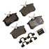 DX1017A by MONROE - Total Solution Semi-Metallic Brake Pads