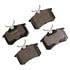 DX1017 by MONROE - Total Solution Semi-Metallic Brake Pads
