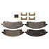 DX1019 by MONROE - Total Solution Semi-Metallic Brake Pads