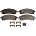 Monroe DX1019 Disc Brake Pad Set Monroe Brakes Total Solution Semi-Metallic Brake Pads