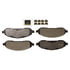 Monroe DX1022 Disc Brake Pad Set Monroe Brakes Total Solution Semi-Metallic Brake Pads