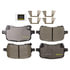 DX1028 by MONROE - Total Solution Semi-Metallic Brake Pads