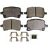 DX1028 by MONROE - Monroe Brakes Total Solution Semi-Metallic Brake Pads