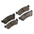 DX1036 by MONROE - Monroe Brakes Total Solution Semi-Metallic Brake Pads