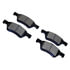 DX1047 by MONROE - Total Solution Semi-Metallic Brake Pads