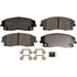DX1056 by MONROE - Total Solution Semi-Metallic Brake Pads