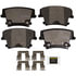DX1057 by MONROE - Total Solution Semi-Metallic Brake Pads