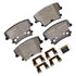 DX1057A by MONROE - Total Solution Semi-Metallic Brake Pads