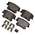 DX1057 by MONROE - Total Solution Semi-Metallic Brake Pads