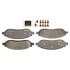 DX1068A by MONROE - Total Solution Semi-Metallic Brake Pads