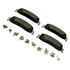 DX1069 by MONROE - Total Solution Semi-Metallic Brake Pads