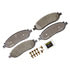 DX1068A by MONROE - Total Solution Semi-Metallic Brake Pads