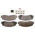 DX1069A by MONROE - Total Solution Semi-Metallic Brake Pads