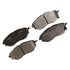 DX1078 by MONROE - Monroe Brakes Total Solution Semi-Metallic Brake Pads