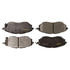 DX1078 by MONROE - Monroe Brakes Total Solution Semi-Metallic Brake Pads